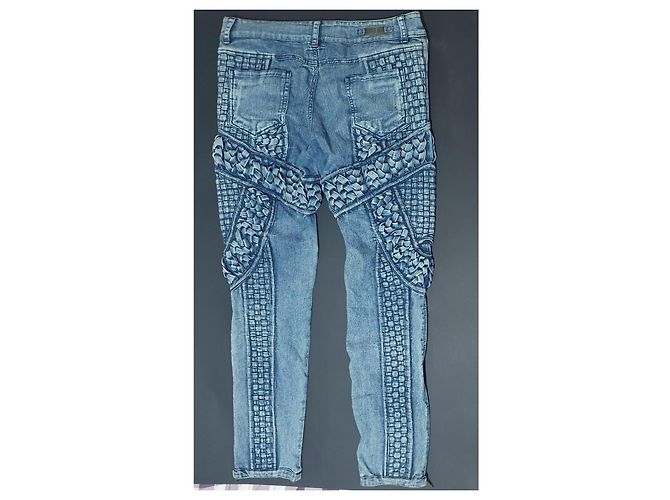 Kokon To Zai - KTZ Pantalones Azul - vista 3