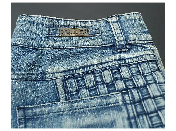 Kokon To Zai - KTZ Pantalones Azul - vista 4