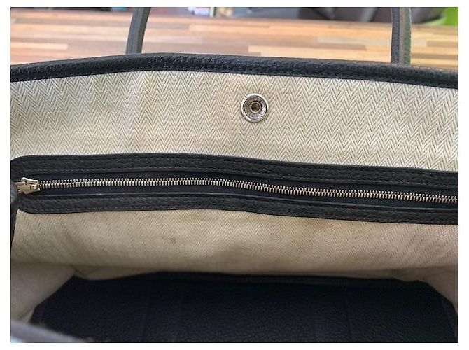Garden Hermès Gartenparty-Tasche 36 Schwarz - Ansicht 10