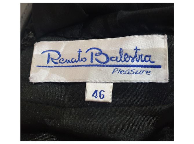 Autre Marque Renato Balestra Abendkleid Schwarz - Ansicht 4