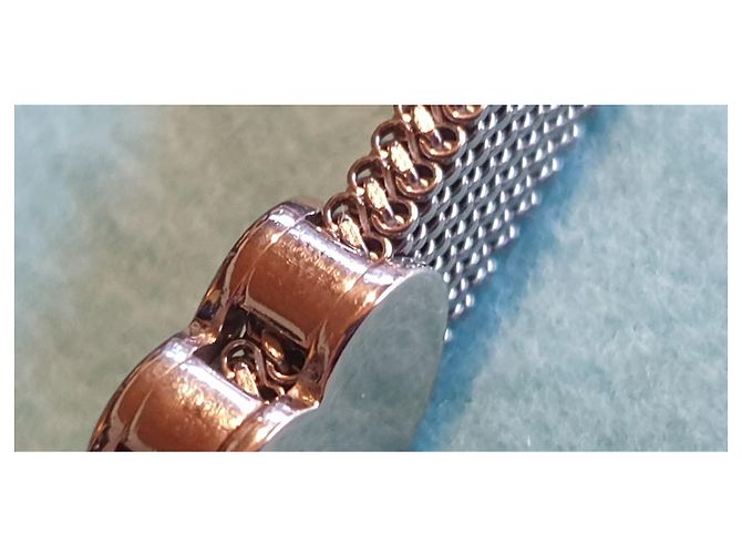 Tiffany & Co Bracciale elastico in acciaio T&Co. raro Argento - vista 7