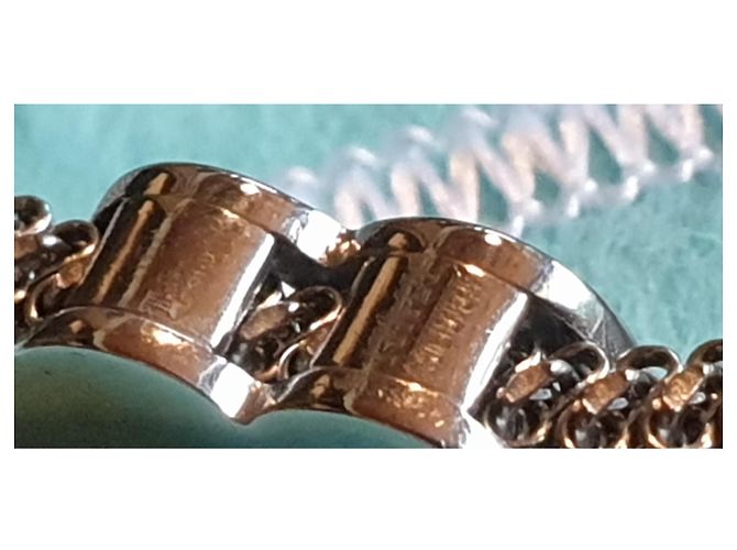 Tiffany & Co Bracciale elastico in acciaio T&Co. raro Argento - vista 8