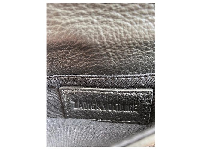 Borsa Zadig & Voltaire Rock in pelle nera Nero - vista 6