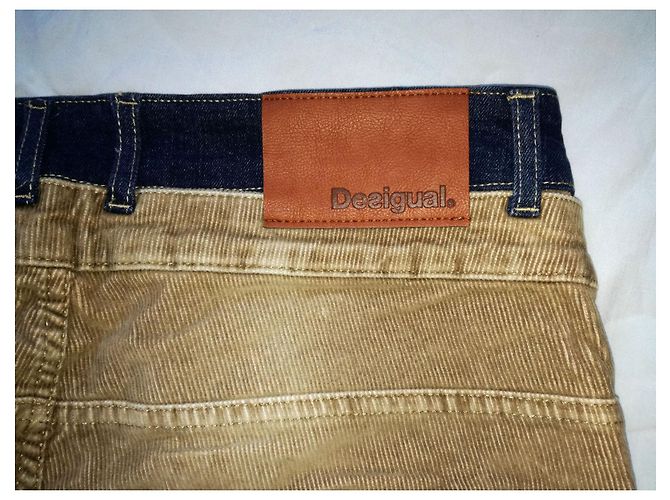 Desigual Neu mit Etikett Straight Leg Jeans Regular Fit Regular, Size 34 / 34 Braun - Ansicht 10