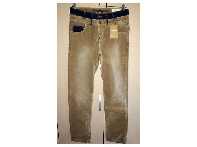 Desigual Neu mit Etikett Straight Leg Jeans Regular Fit Regular, Size 34 / 34 Braun - Ansicht 4