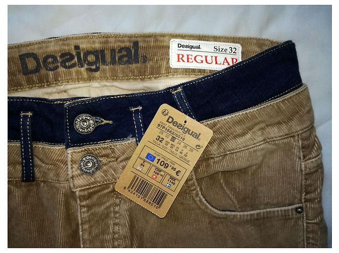 Desigual Neu mit Etikett Straight Leg Jeans Regular Fit Regular, Size 34 / 34 Braun - Ansicht 6