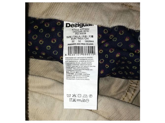 Desigual Neu mit Etikett Straight Leg Jeans Regular Fit Regular, Size 34 / 34 Braun - Ansicht 7