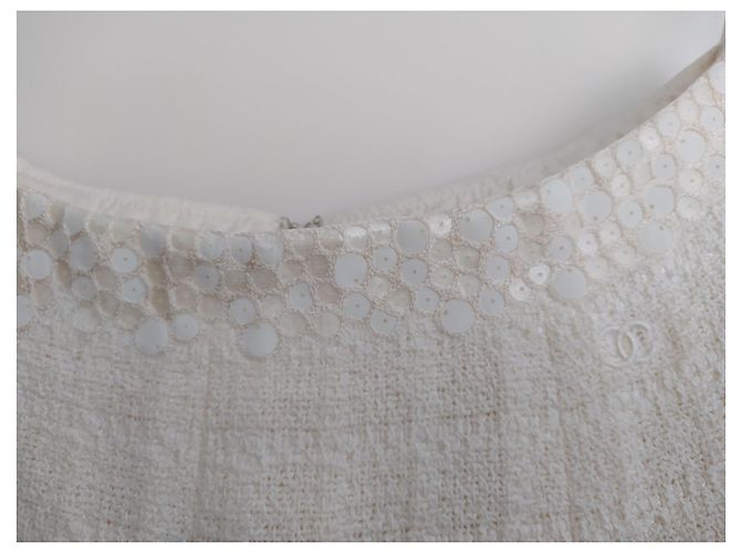 Chanel Falda elegante Blanco - vista 3
