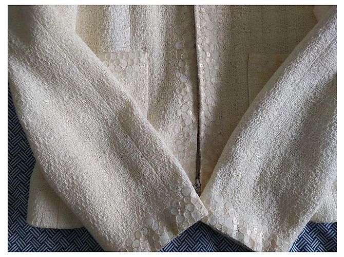 Chanel Falda elegante Blanco - vista 5