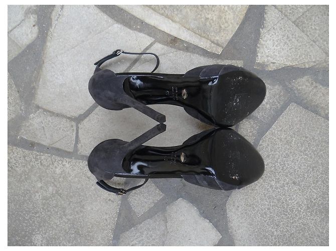 Sergio Rossi Pumps aus Leder Grau Größe 40 - Ansicht 8