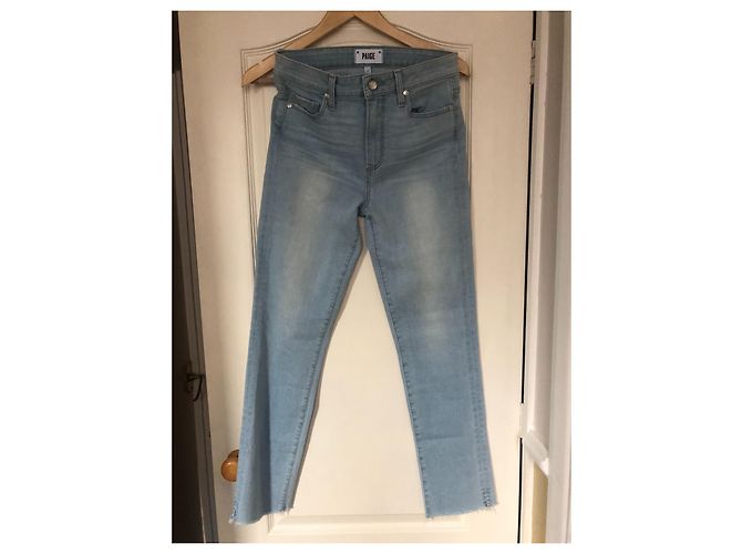 Paige Jeans Vaqueros Paige Azul Claro de Algodón y Elastano Talla 27 - vista 2