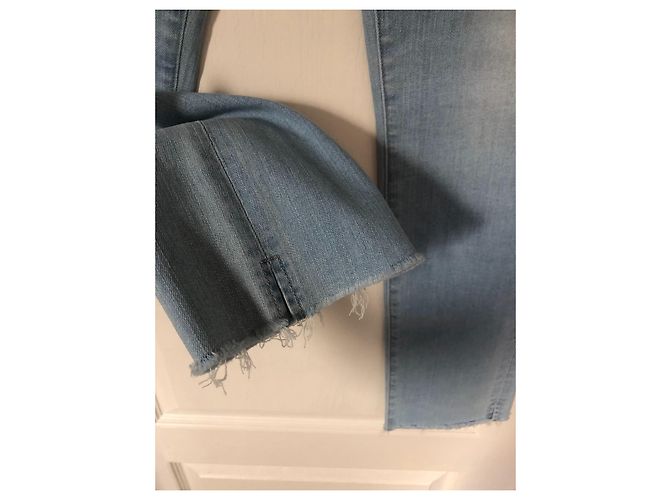 Paige Jeans Vaqueros Paige Azul Claro de Algodón y Elastano Talla 27 - vista 4