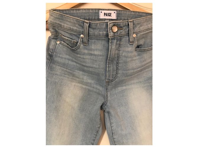 Paige Jeans Vaqueros Paige Azul Claro de Algodón y Elastano Talla 27 - vista 5