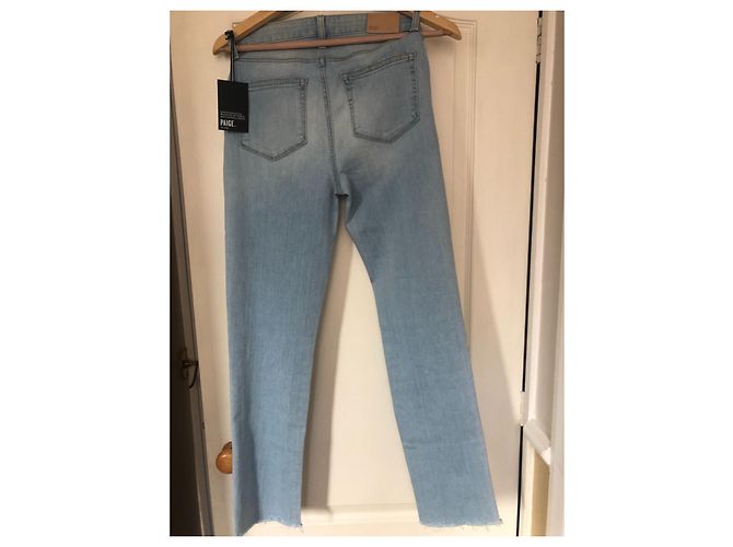 Paige Jeans Vaqueros Paige Azul Claro de Algodón y Elastano Talla 27 - vista 7