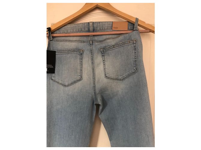 Paige Jeans Vaqueros Paige Azul Claro de Algodón y Elastano Talla 27 - vista 9