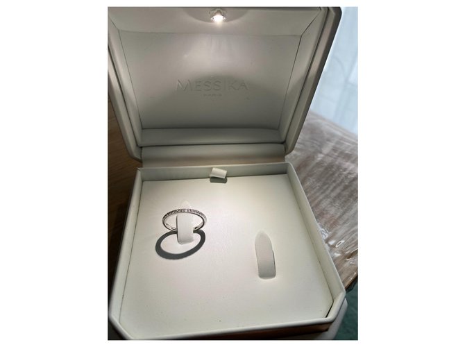 Anello Messika Emotion oro bianco argento Silver hardware - vista 2