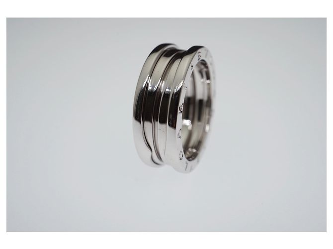 Bulgari Bvlgari 18k Weißgold B.Null1 3-Bandringgröße US8.1/8 EU58 - Ansicht 9
