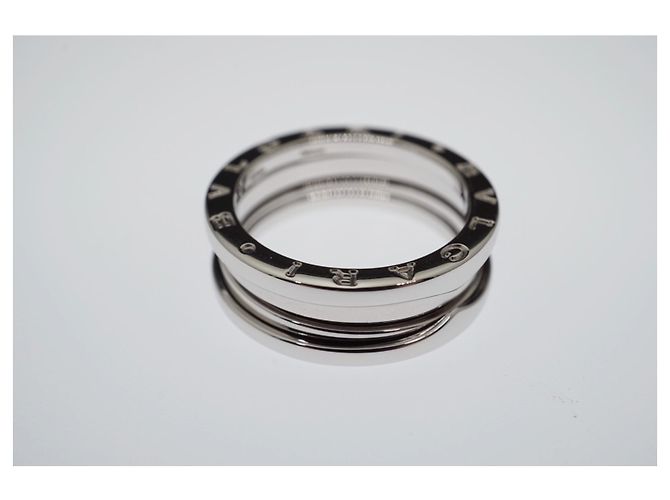 Bulgari Bvlgari 18k Weißgold B.Null1 3-Bandringgröße US8.1/8 EU58 - Ansicht 4
