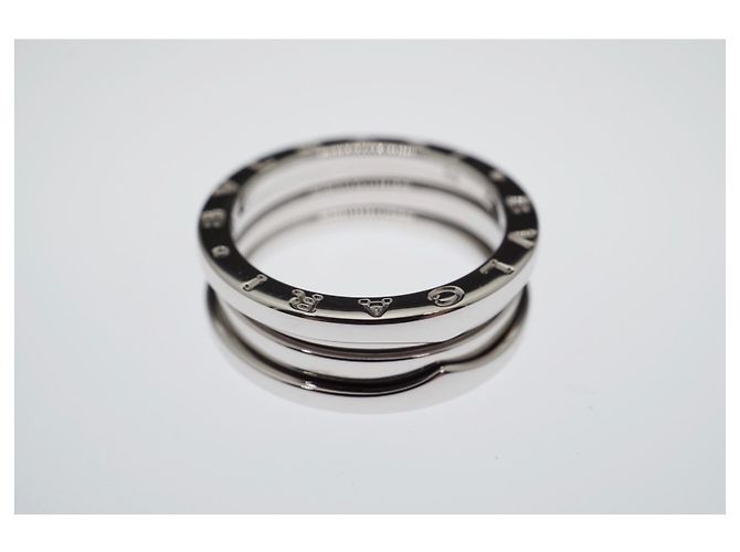 Bulgari Bvlgari 18k Weißgold B.Null1 3-Bandringgröße US8.1/8 EU58 - Ansicht 5
