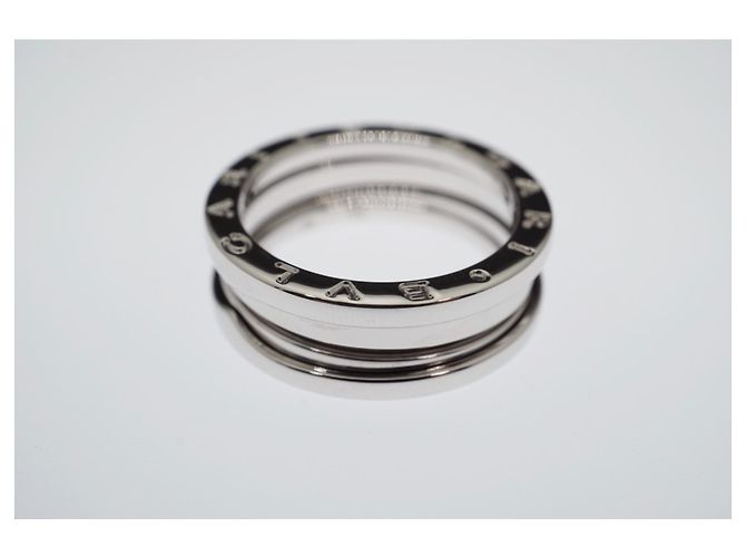 Bulgari Bvlgari 18k Weißgold B.Null1 3-Bandringgröße US8.1/8 EU58 - Ansicht 7