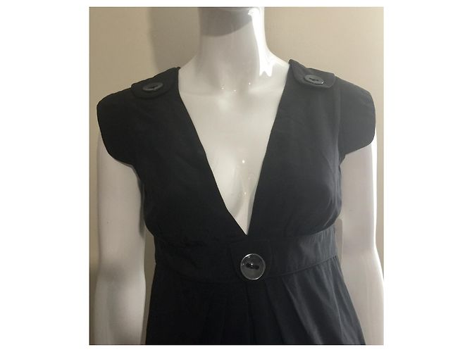 Zimmermann Sweet Talker Seidenkleid mit V-Ausschnitt Schwarz - Ansicht 2
