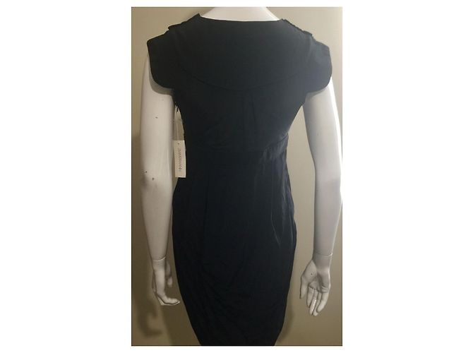 Zimmermann Sweet Talker Seidenkleid mit V-Ausschnitt Schwarz - Ansicht 4