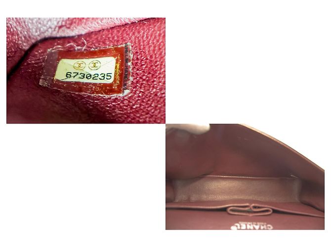 Chanel 2.55 Borsa a tracolla con catena media argento foderata con patta nera Nero - vista 9