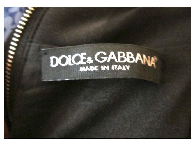 Dolce & Gabbana Kleid schwarz aus Polyester XL - Ansicht 4