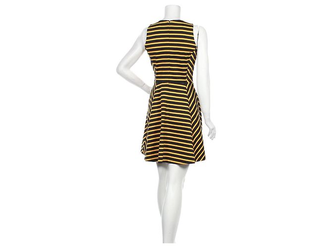 Vestido de rayas Michael Kors Azul Amarillo - vista 2