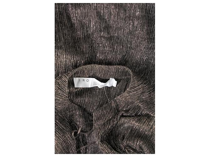 Iro Camicetta Oversize Marrone Argentata Argento - vista 3