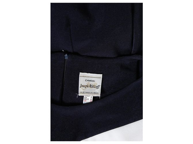 Joseph Ribkoff Kleid Blau Weiß - Ansicht 3