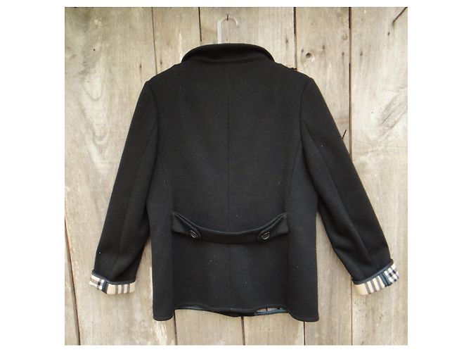 Burberry Mantelgröße 44 Schwarz - Ansicht 2