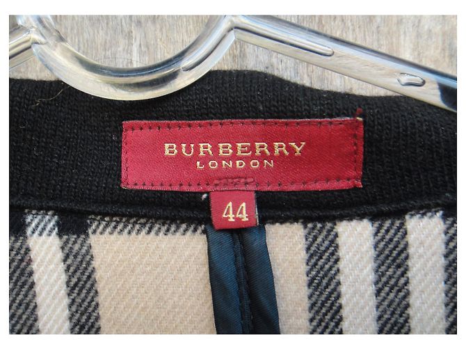 Burberry Mantelgröße 44 Schwarz - Ansicht 4