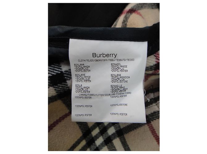 Burberry Mantelgröße 44 Schwarz - Ansicht 5