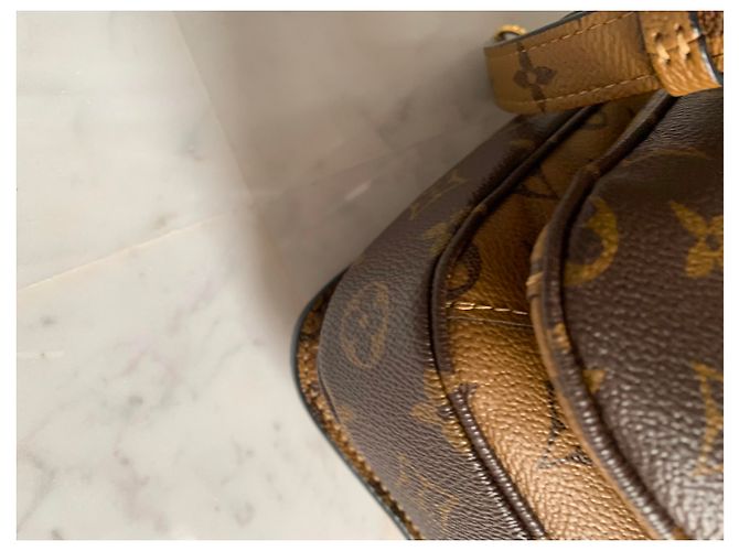 Metis Louis Vuitton Estuche de lona reversible MÉTIS AGOTADO Beige - vista 8