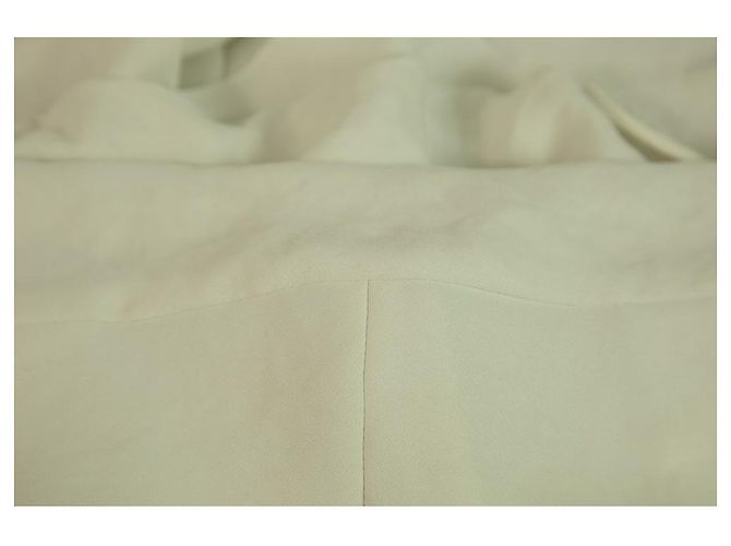Macacão IRO Hatford Ivory White Silky Open Back Macacão Calça tamanho 38 Branco - vista 5