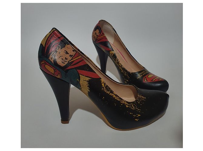 Autre Marque Dogo Heels Comix Print x Superman Mehrfarben - Ansicht 4