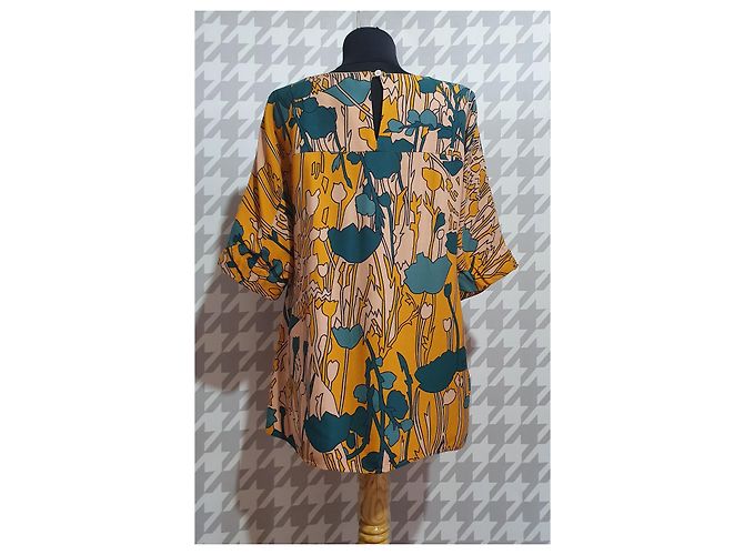 Autre Marque Odeeh Bluse Viskose Mehrfarbig Mehrfarben - Ansicht 3