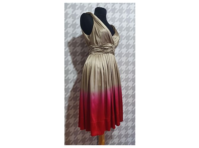 DKNY Seidenkleid Mehrfarben - Ansicht 3