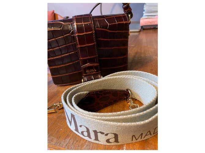 Max Mara Borsa a tracolla in pelle Marrone - vista 2