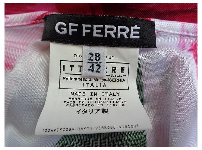 Falda midi floral Gianfranco Ferré rosa de viscosa - vista 6