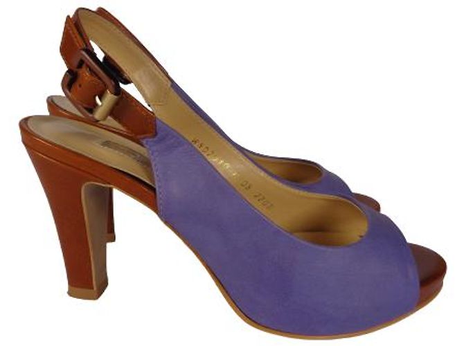 Décolleté Balenciaga in pelle lilla 35.5 Porpora - vista 2