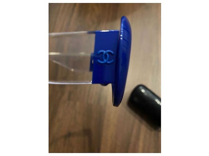 Occhiali da sole Chanel blu navy - vista 4