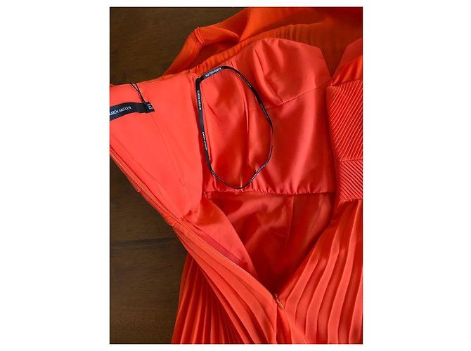 Karen Millen Kleid Orange Größe 38 - Ansicht 3