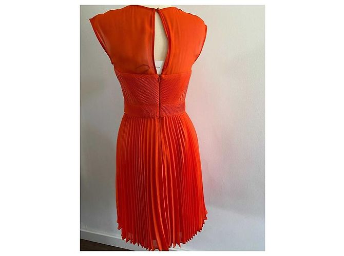 Karen Millen Kleid Orange Größe 38 - Ansicht 6
