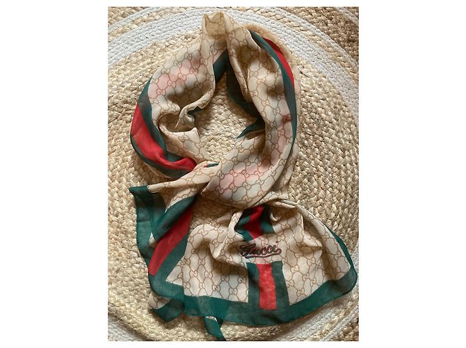 Stupenda sciarpa vintage in seta Gucci - vista 3