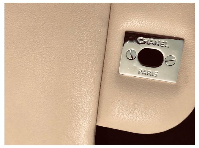 Timeless Borsa a mano Chanel Jumbo in pelle d'agnello argento - vista 15