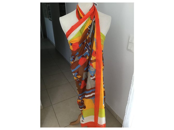 Hermès pareo Multicolor - vista 6
