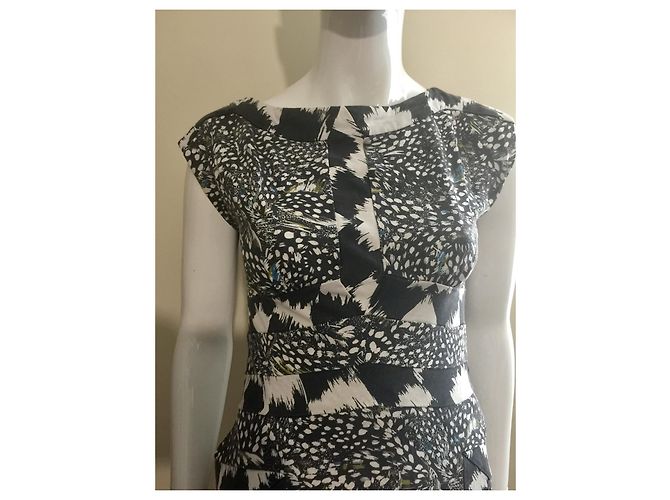 Abito Stirling in seta Diane Von Furstenberg Multicolore Argento - vista 2