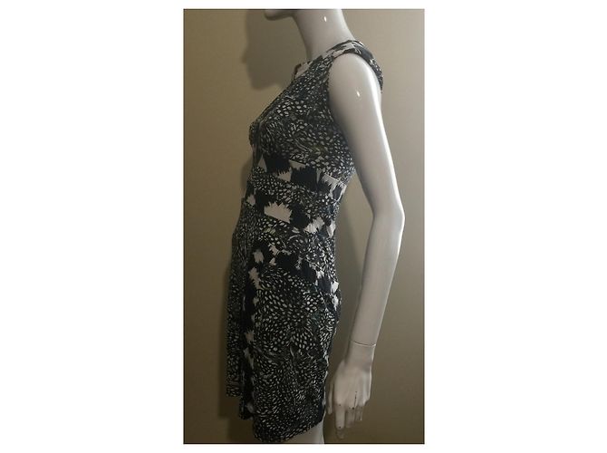 Abito Stirling in seta Diane Von Furstenberg Multicolore Argento - vista 3